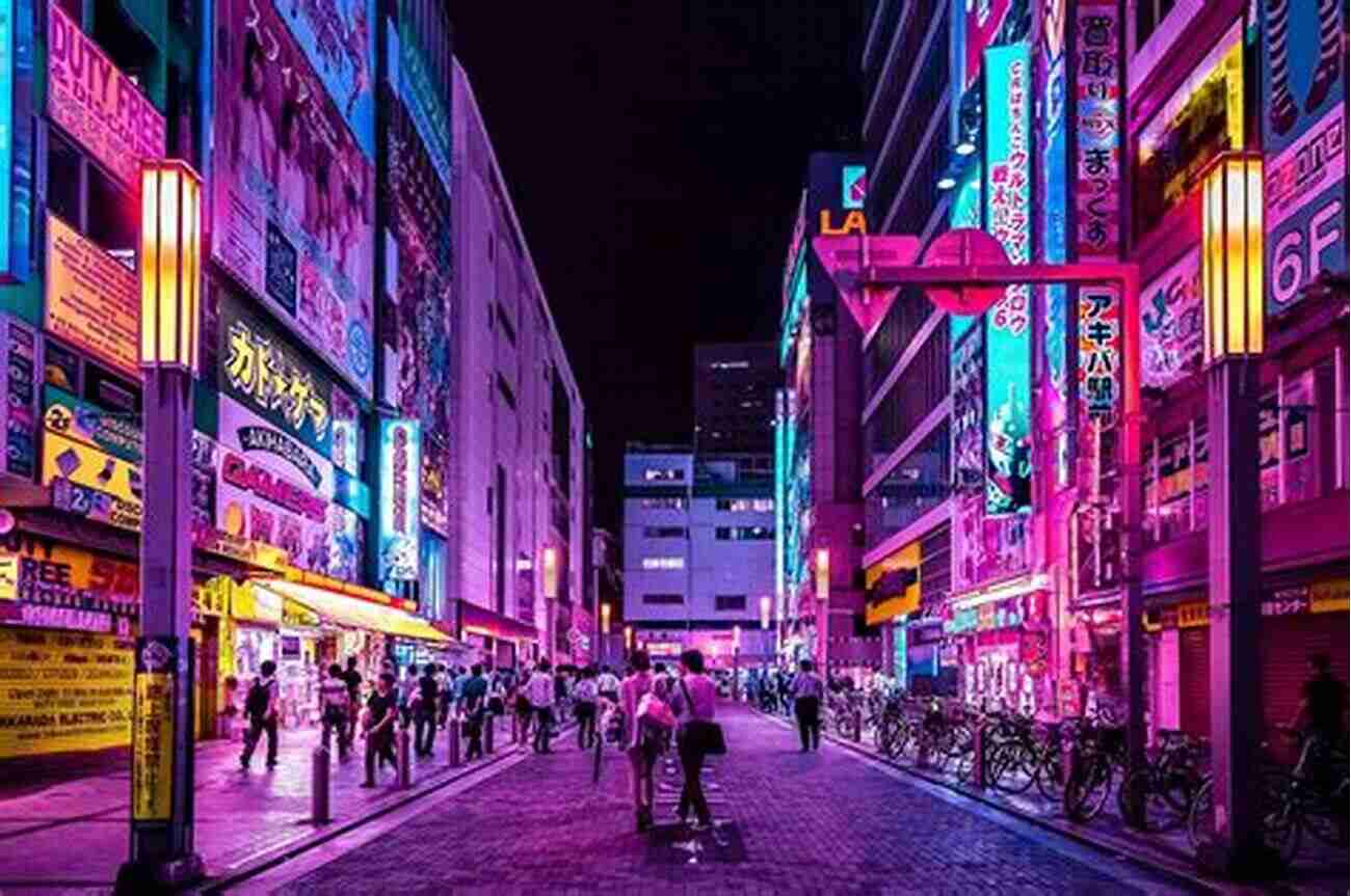 A Captivating Shot Of City Streets Illuminated By Neon Lights In The City Karen McWilliams