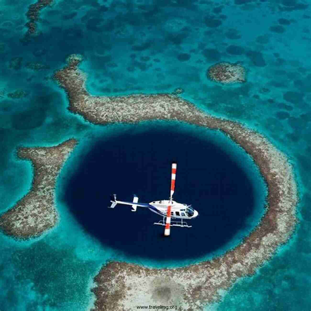 Aerial View Of Belize's Blue Hole, Showcasing Its Deep Blue Circular Shape WHERE TO SCUBA: MALAYSIA REVEALED: 5 Hidden Scuba Sites Exposed And How To Get There