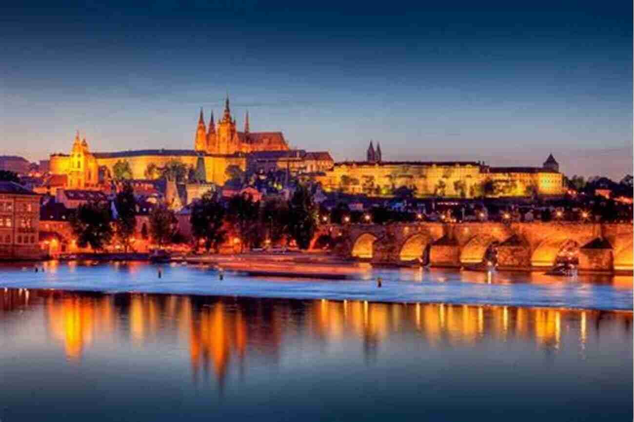 Beautiful Prague Castle Illuminated During Sunset In The Czech Republic Photos Taken By Japanese Tourist In Czech Republic