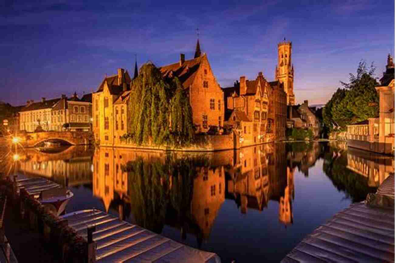 Breathtaking View Of The Canal In Bruges, Belgium. Belgium Travel Guide: With 100 Landscape Photos