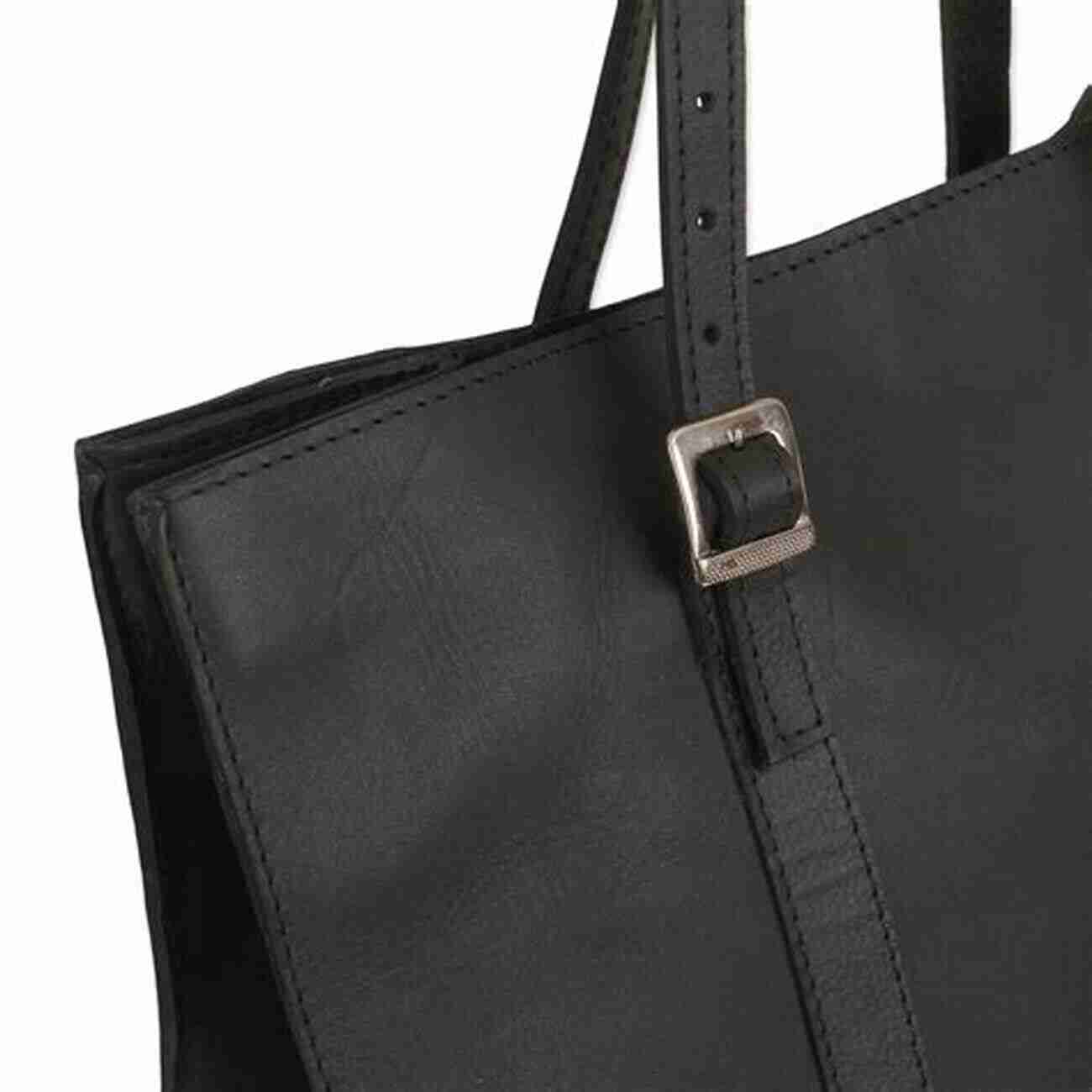 Chic Leather Tote Bag With Adjustable Strap Fantastic Leather Crafts: Gorgeous Leather Projects You Can Do