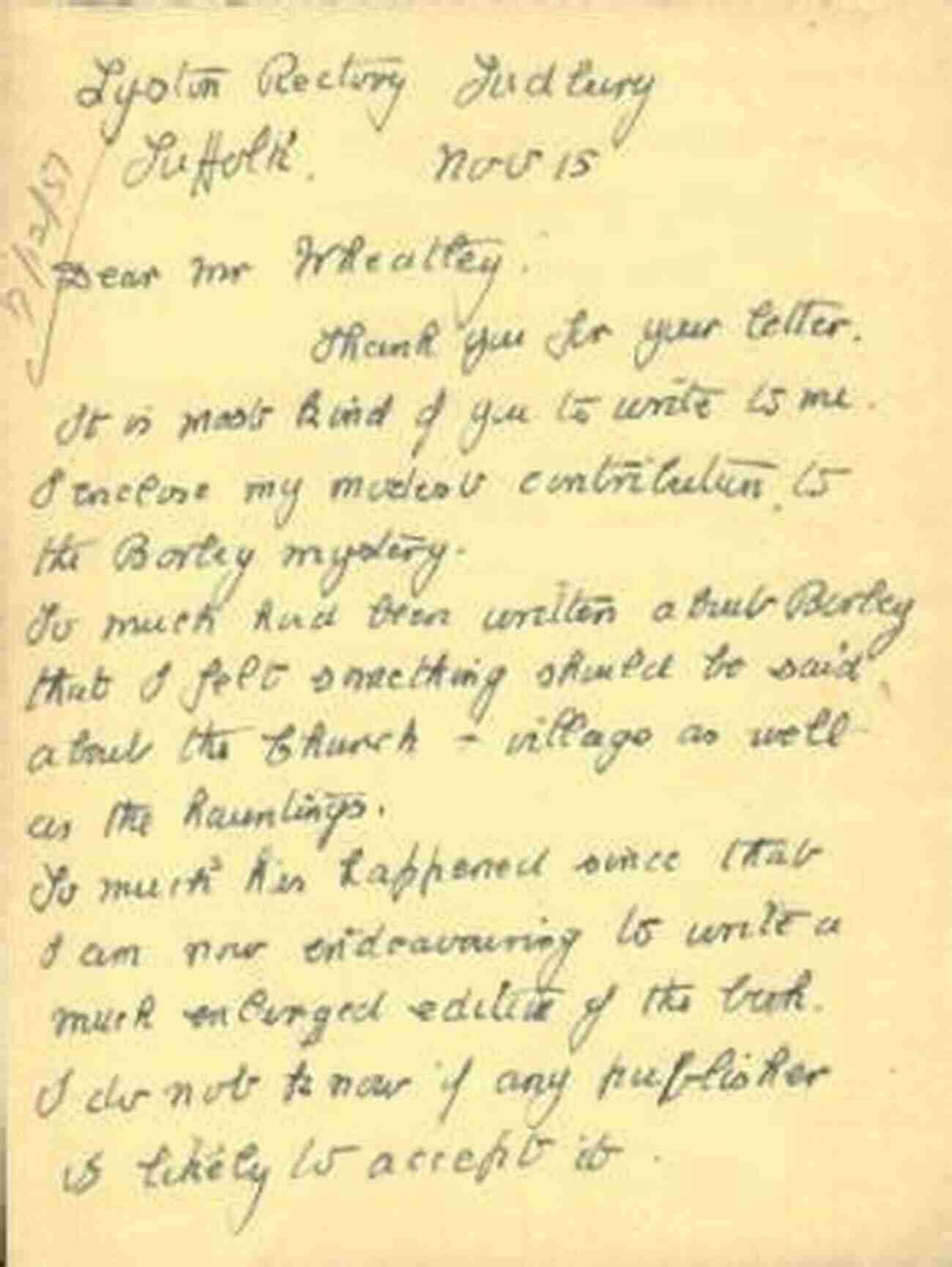 Close Up Shot Of The Intricate Handwriting Of The Lee Henning Letter Pro Wrestling: The Fabulous The Famous The Feared And The Forgotten: Lee Henning (Letter H 2)