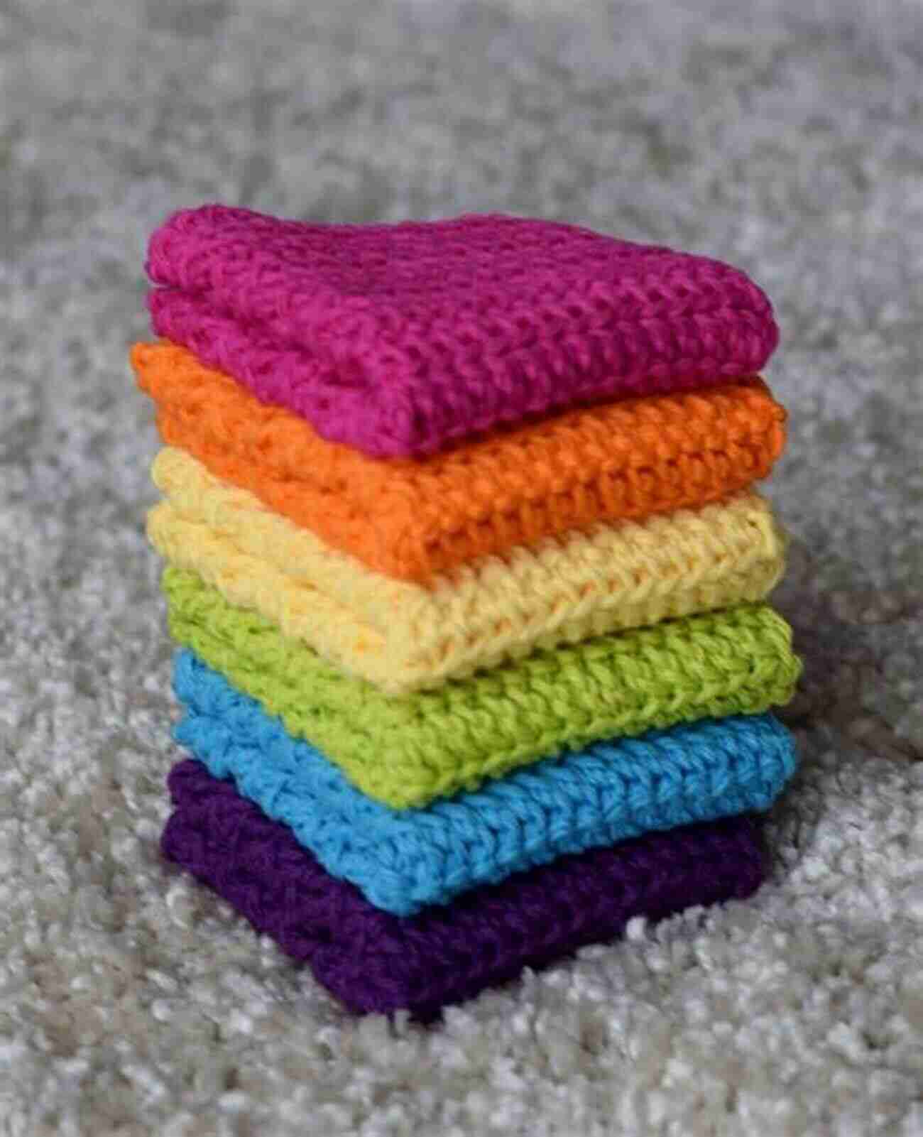 Colorful Washcloths One Day Crochet: Projects: Easy Crochet Projects You Can Complete In One Day (Easy Crochet Series)