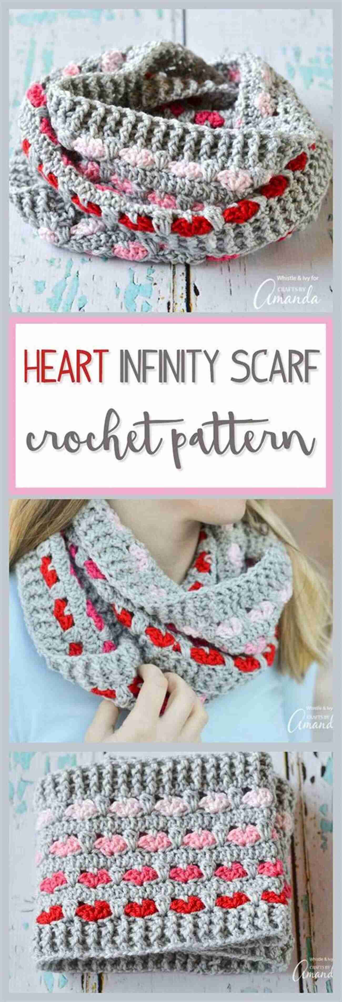 Crochet Infinity Scarf Wrapped Around A Neck Crochet Projects: 84 Beautiful Crochet Decorations And Clothes Pieces For Any Time Of The Year