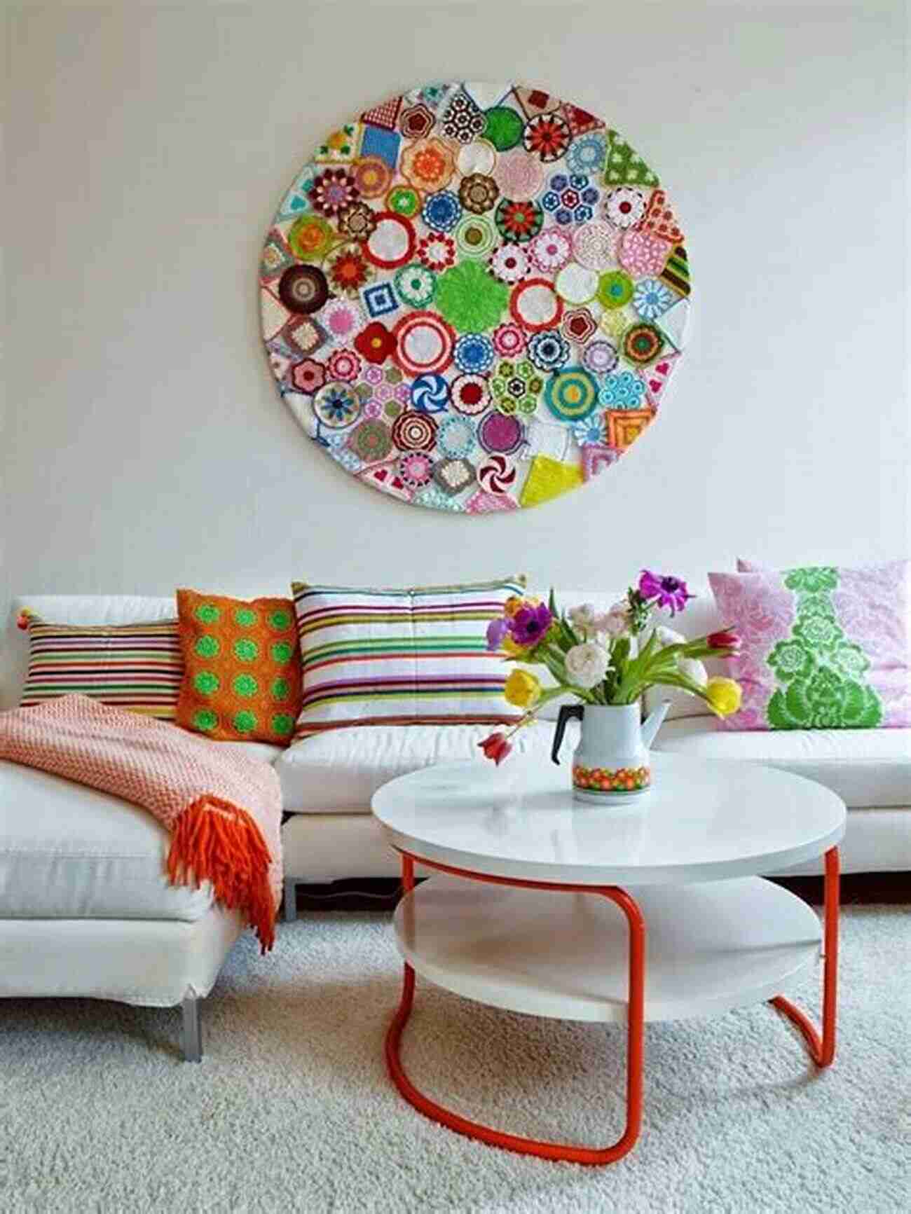 Crochet Wall Hanging In A Living Room Crochet Projects: 84 Beautiful Crochet Decorations And Clothes Pieces For Any Time Of The Year