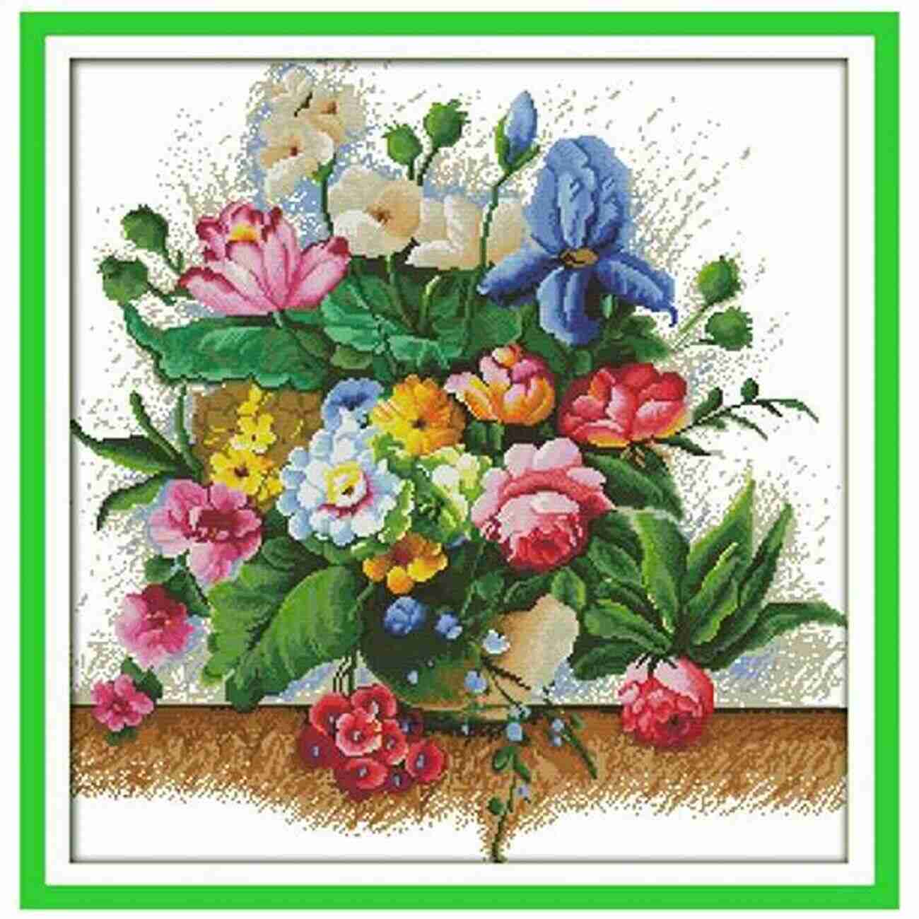 Cross Stitch Pattern Of A Beautiful Blooming Flower Blooming Lily Pads Cross Stitch Pattern: Nature S Delights Cross Stitch Volume 3