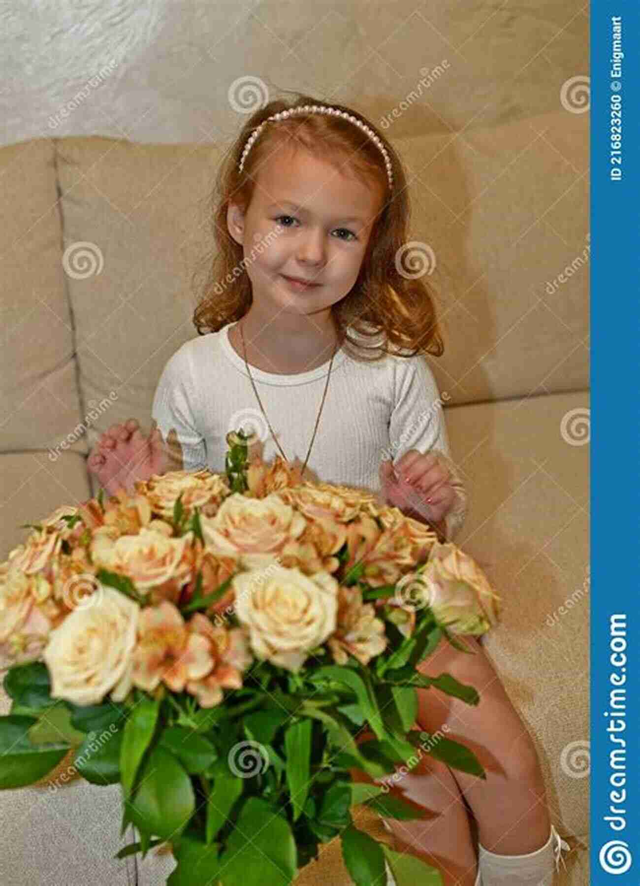 Daughter With A Beautiful Bouquet Of Flowers For My Daughter: With Crazy Flowery Love