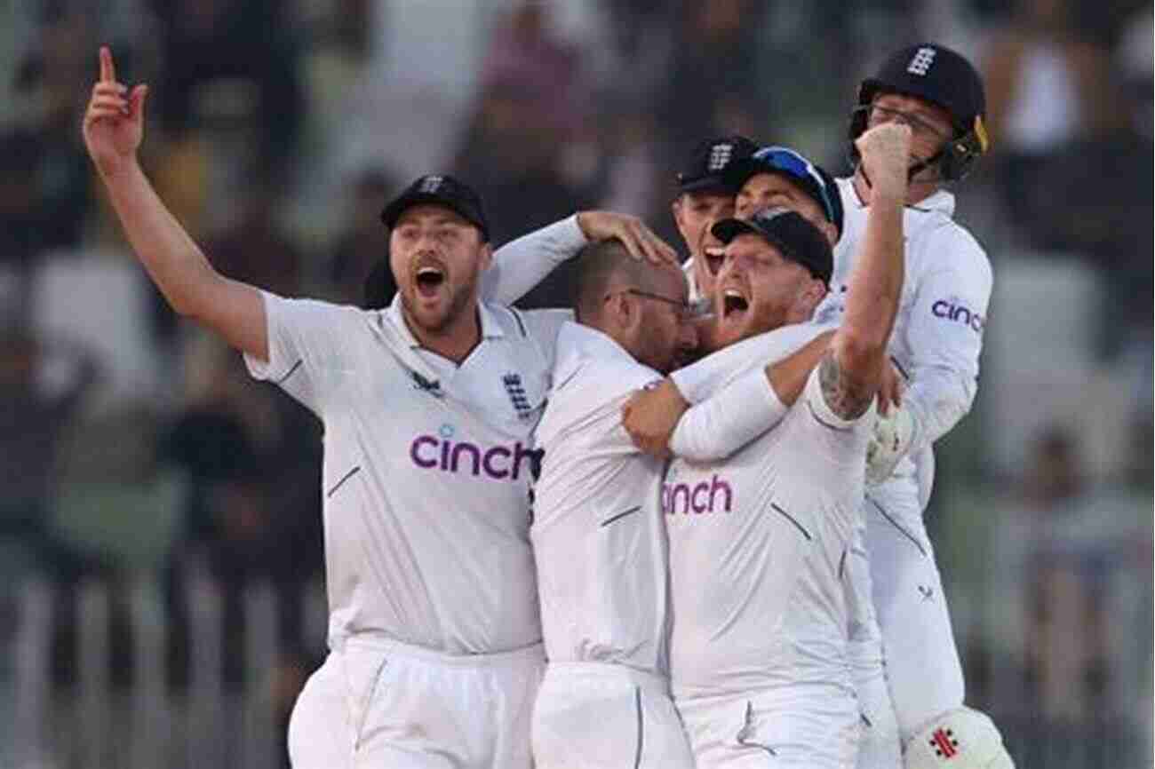 David Hunt Celebrating After Leading Pakistan To A Remarkable Victory Batting For Pakistan DAVID HUNT