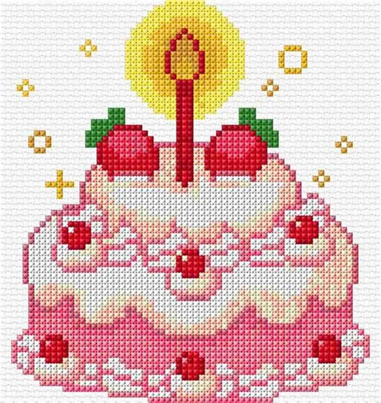 Delicious Birthday Cake Cross Stitch Pattern 10 Cute Birthday Designs/ Charts To Cross Stitch Yourself: 10 Designs Pefect For Putting Into A Card Or Frame Perfect Cross Stitch For Stitching Designs Yourself