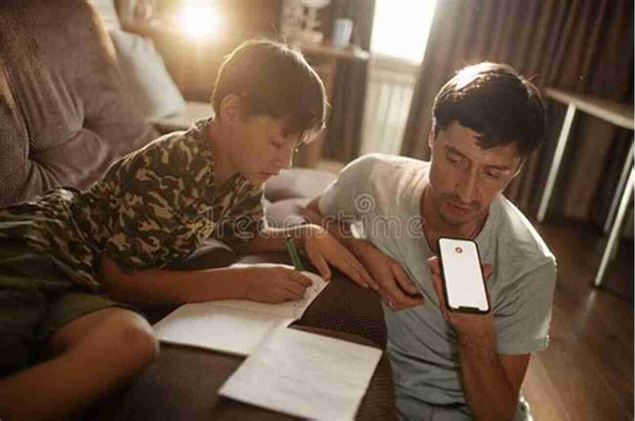 Father And Son Sitting In A Study Room With Books, Discussing The Value Of Education. 41 Deposits: Crucial Conversations For Fathers And Sons