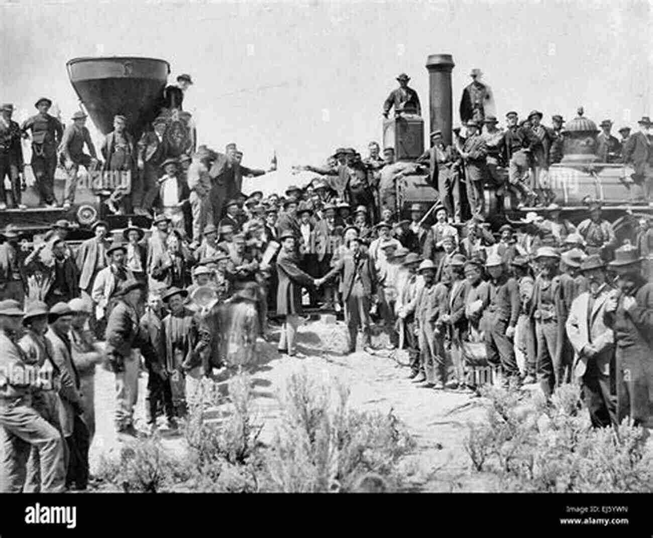 First Transcontinental Railroad At Promontory Summit Railroad Noir: The American West At The End Of The Twentieth Century (Railroads Past And Present)