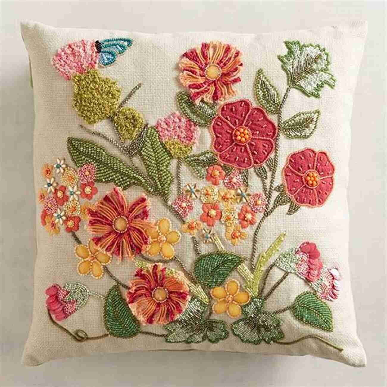 Floral Embroidered Cushion Covers Stitched Gifts: 25 Sweet And Simple Embroidery Projects For Every Occasion