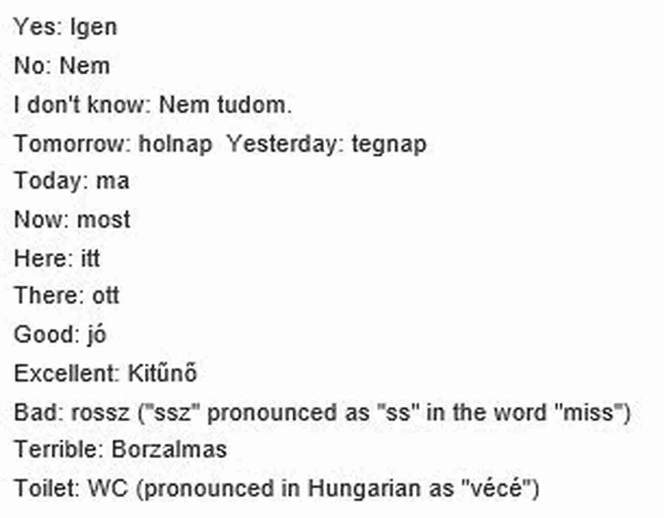 Hungarian 101 Common Phrases Lucinda Freeman Hungarian: 101 Common Phrases Lucinda Freeman