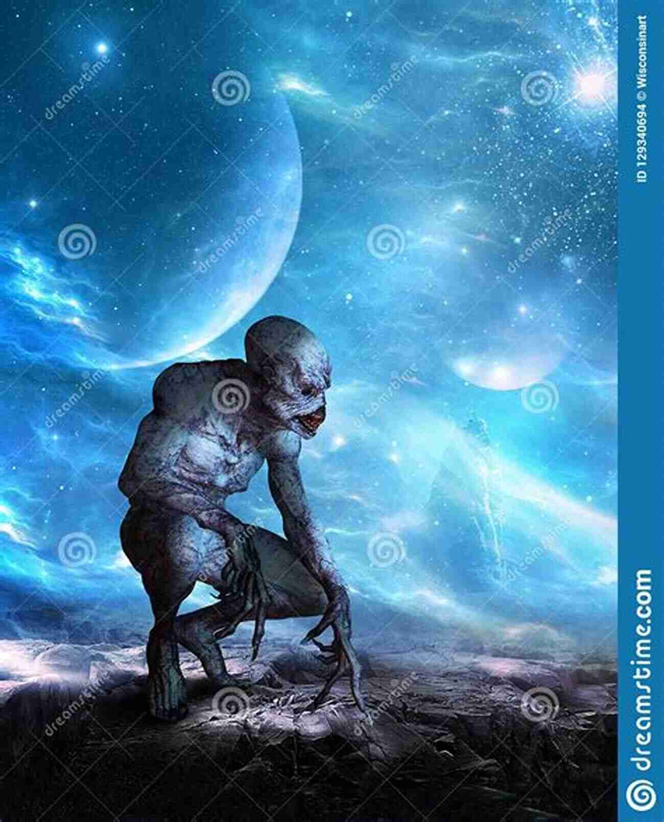 Illustration Of An Extraterrestrial Being Studying Earth The Alien Book: A Guide To Extraterrestrial Beings On Earth (The Real Unexplained Collection)