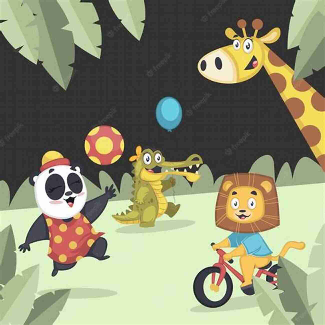 Illustration Of Cute Animals Playing Together Nursery Rhymes For Little Kids: With Cute Colorful Attention Grabbing Illustrations Suitable For Babies And Toddlers