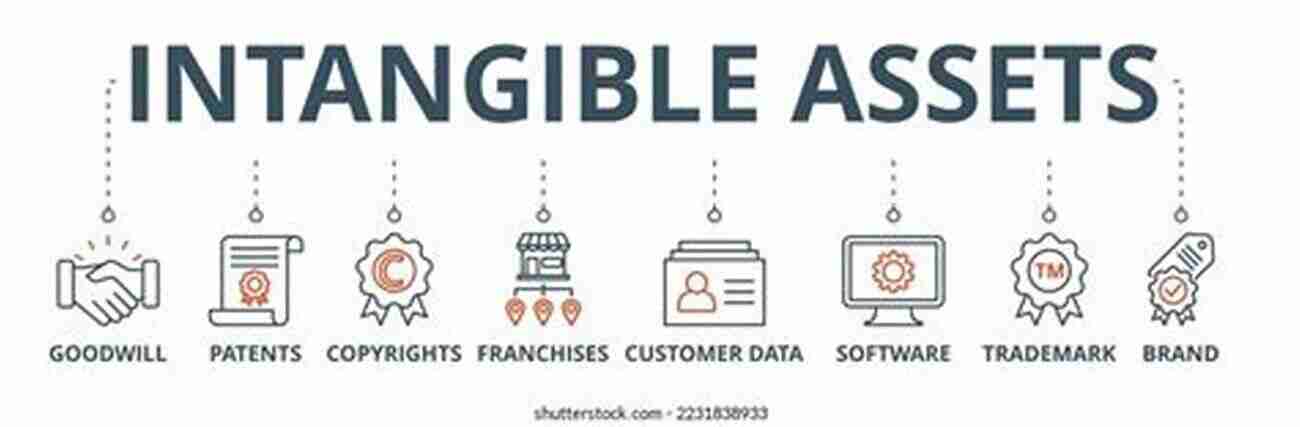 Image Illustrating Intangible Assets Such As Patents, Trademarks, And Brand Reputation Tangible Strategies For Intangible Assets