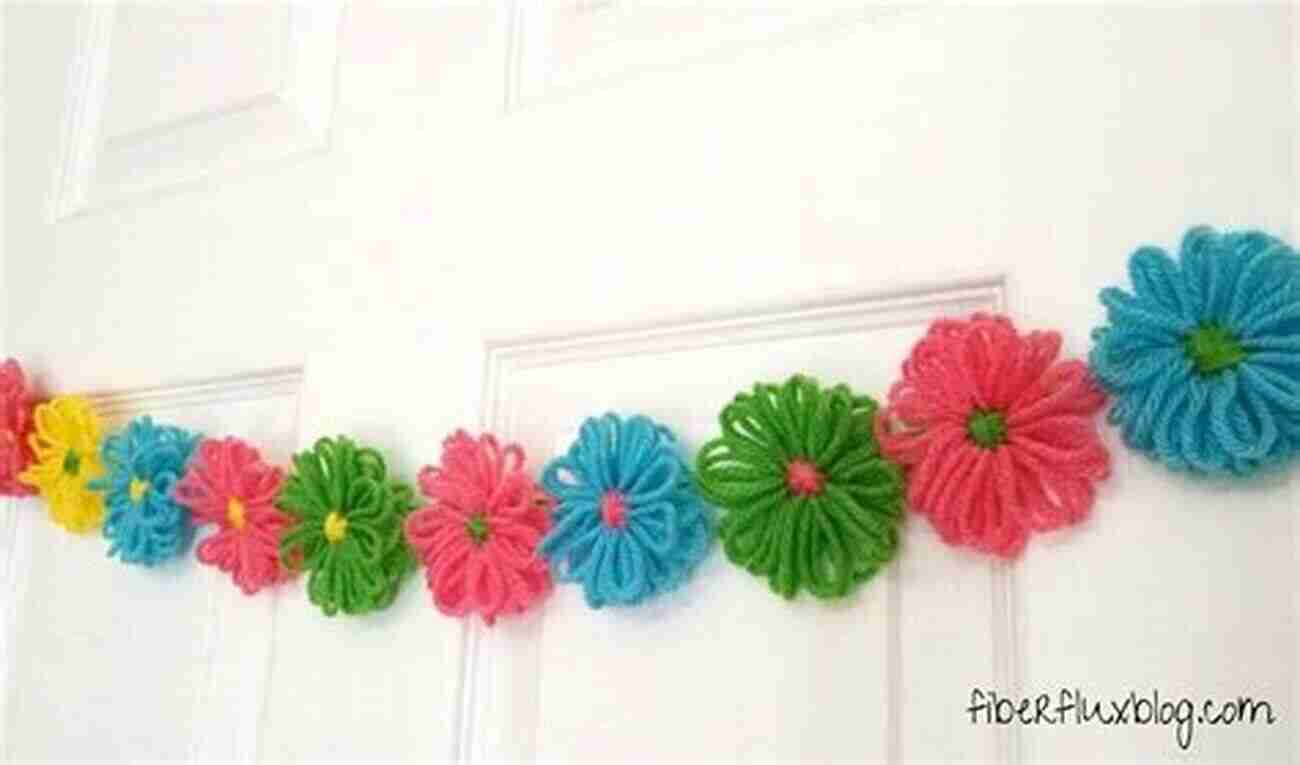 Knitted Daisy Garland Hang A Handmade Garland Of Daisies For A Touch Of Whimsy In Your Home. Knitted Flowers: 22 Projects To Make