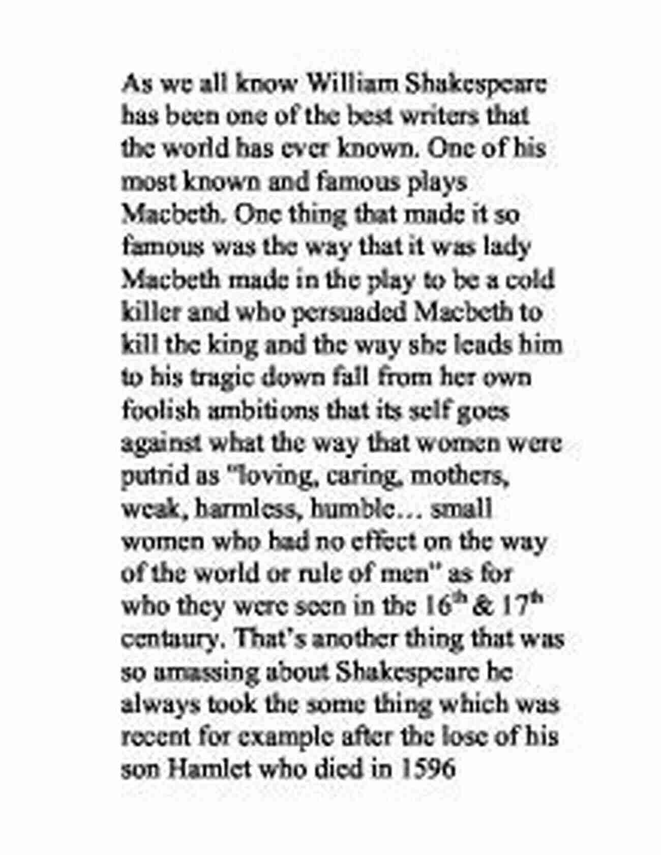 Lady Macbeth Monologue From Macbeth 10 Terrific Shakespeare Monologues For Young Women: The Juliet Collection Vol 1 (Shakespeare Monologues For Your Type 2)