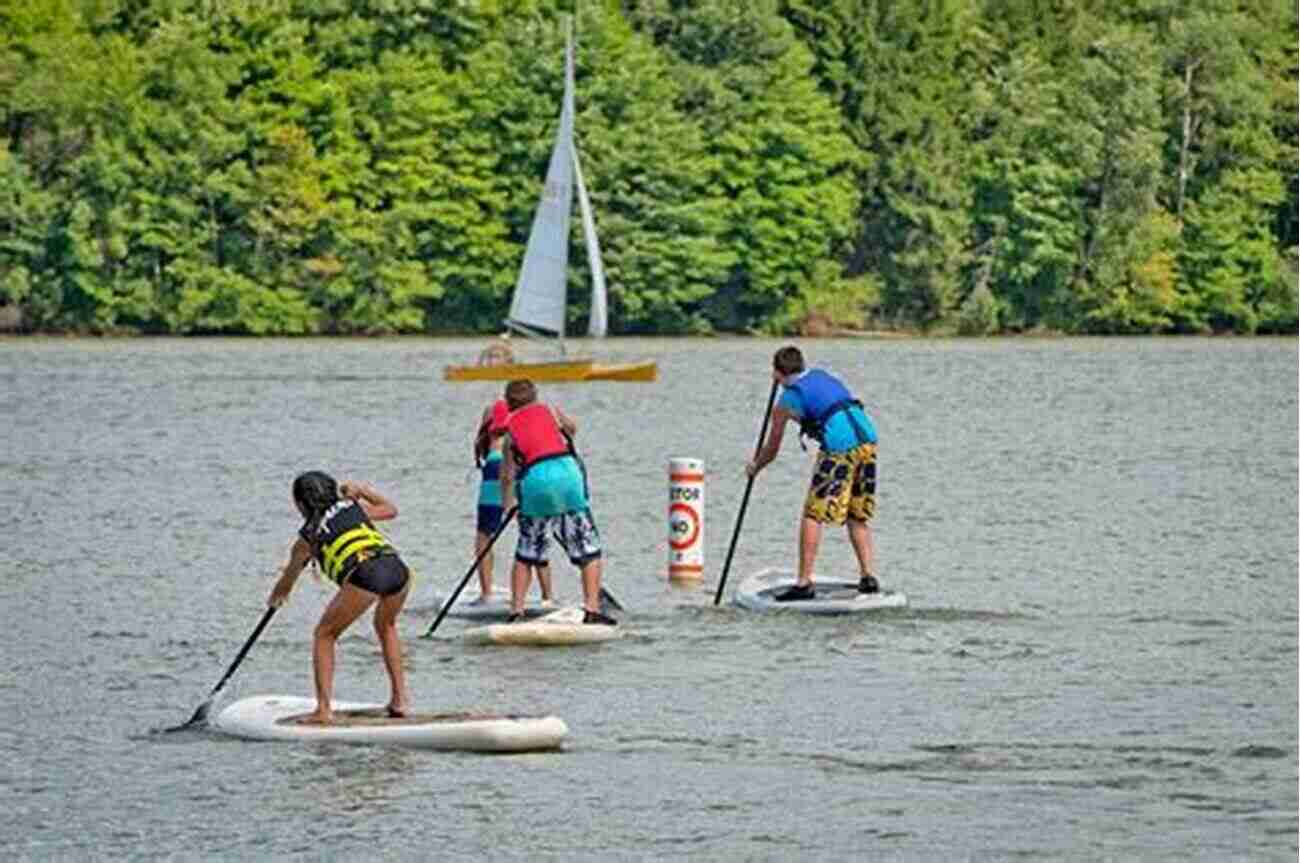 People Enjoying A Day By The Picturesque Lake Arthur In Moraine State Park Best Hikes Near Pittsburgh (Best Hikes Near Series)