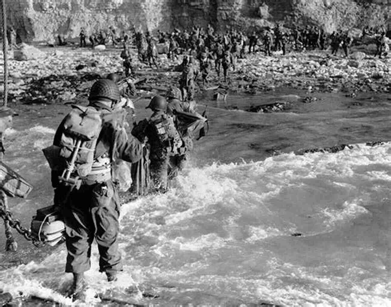 Photograph Of Soldiers Storming The Beaches Of Normandy During D Day Decision At Sea: Five Naval Battles That Shaped American History