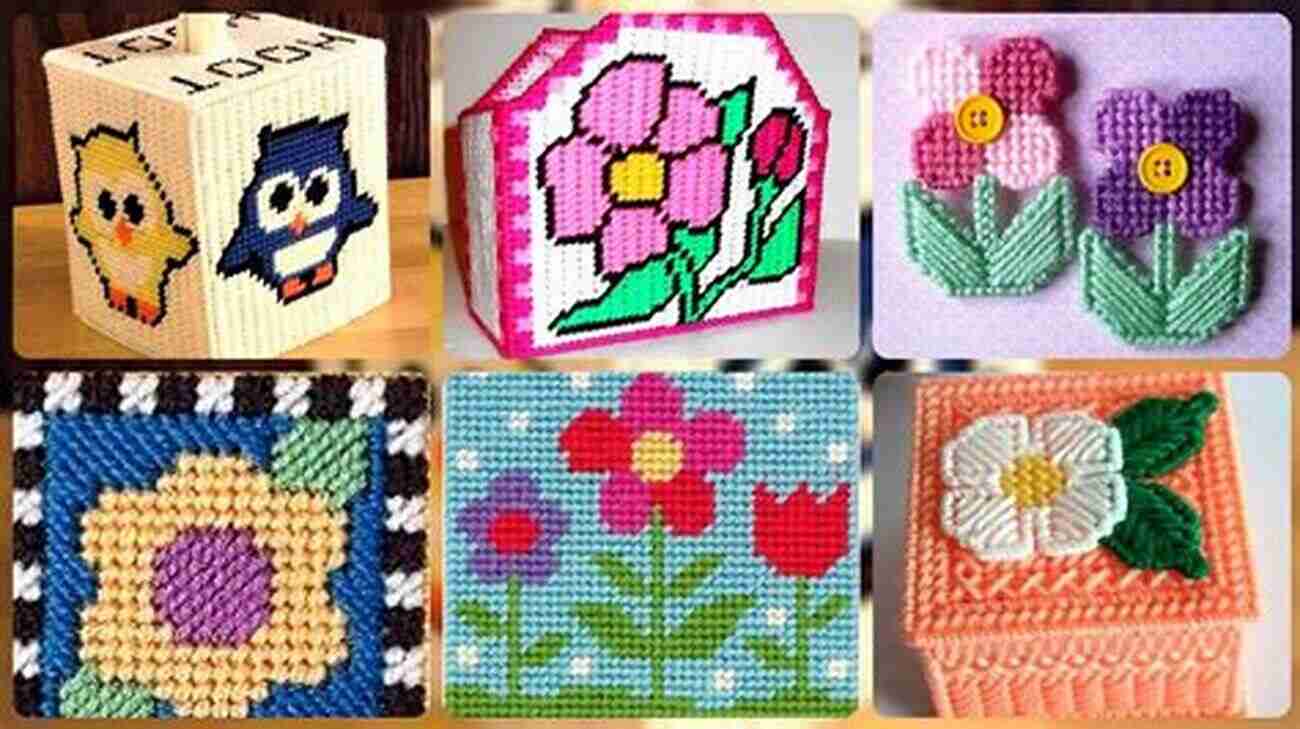 Plastic Canvas Cross Stitch Kit Plastic Canvas Cross Stitch Fridge Magnets: Embroidery Patterns (Cross Stitch Patterns)