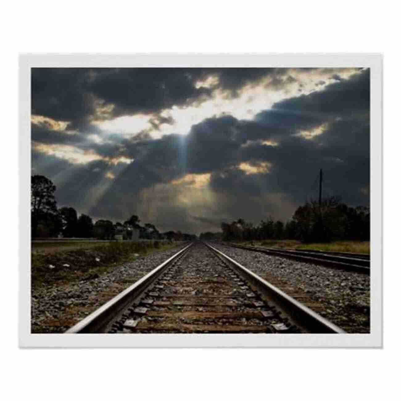 Railway Tracks Disappearing Into The Horizon During Sunset Engines Of War: How Wars Were Won Lost On The Railways