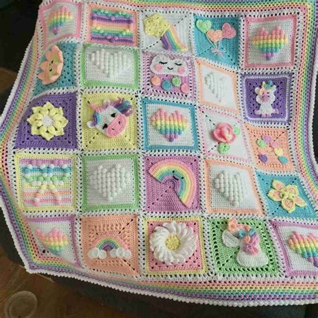 Rainbow Dreams Blanket Crochet Pattern Crochet World: 34 Fabulously Colorful Patterns For Spring