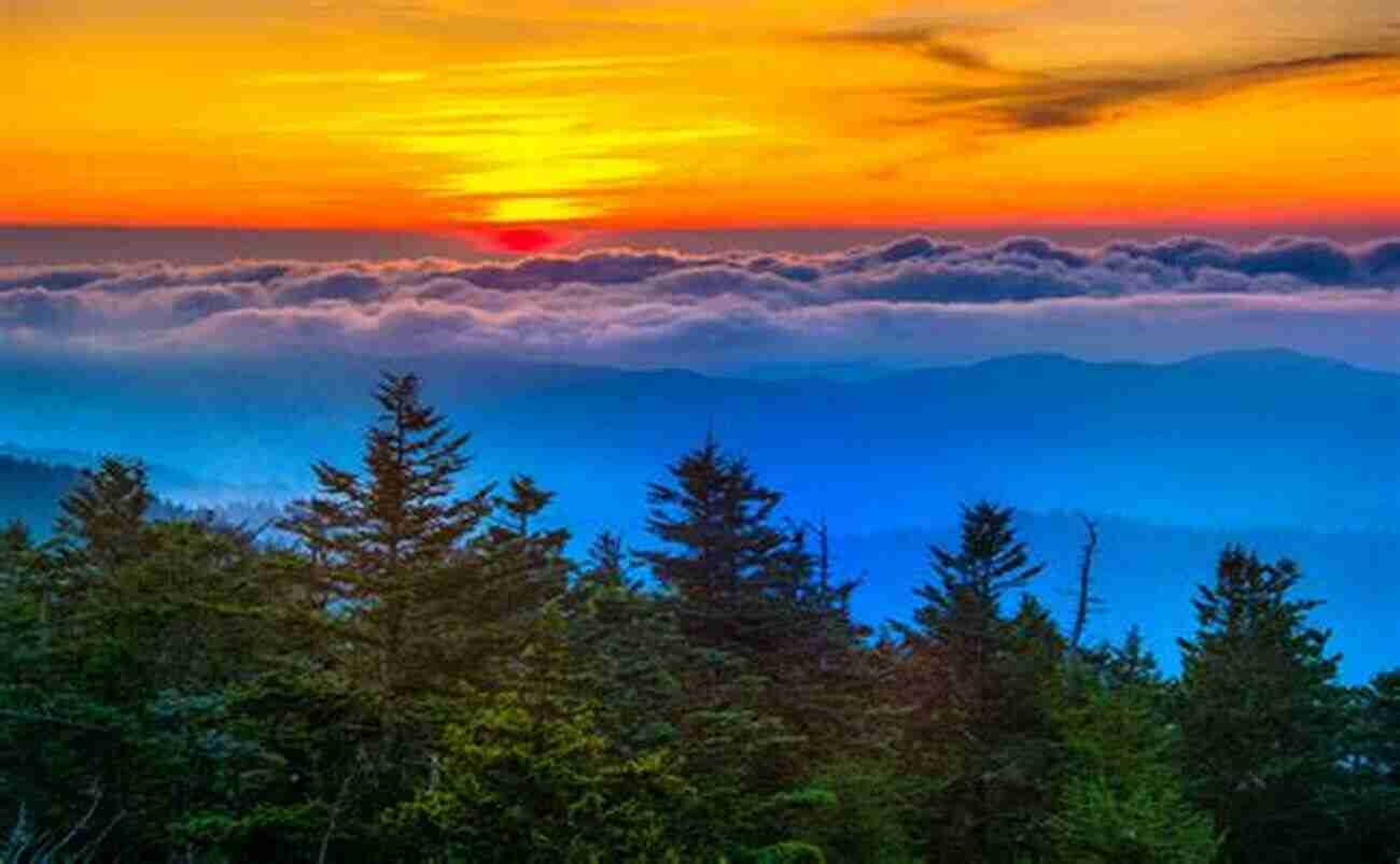 Sunset Over The Great Smoky Mountains National Parks: The American Experience