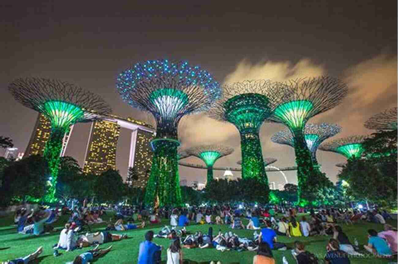 Supertrees At Gardens By The Bay, Lit Up At Night The Road To The East: A Journey To Singapore