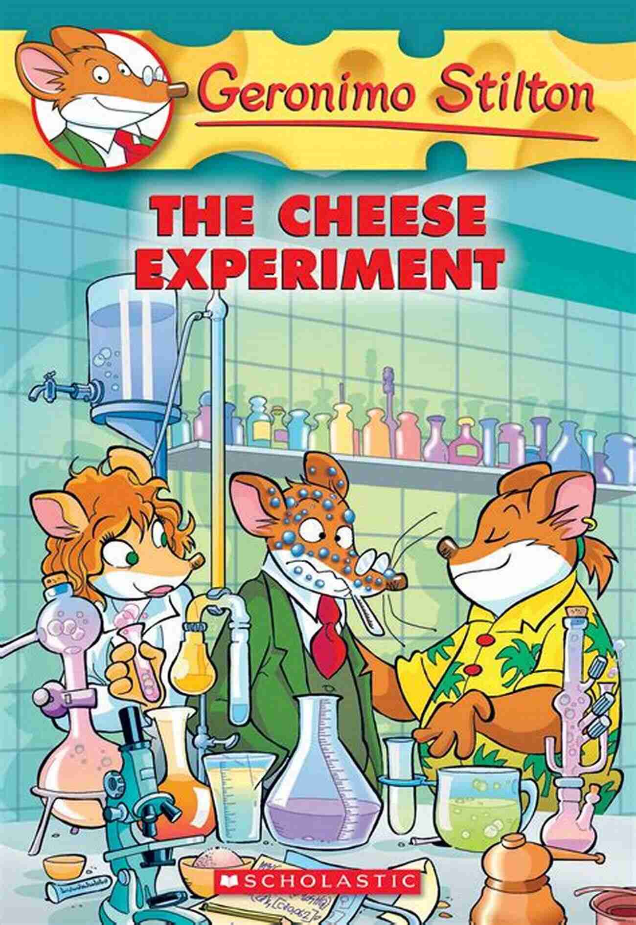 The Cheese Experiment Geronimo Stilton 63 Book Cover The Cheese Experiment (Geronimo Stilton #63)