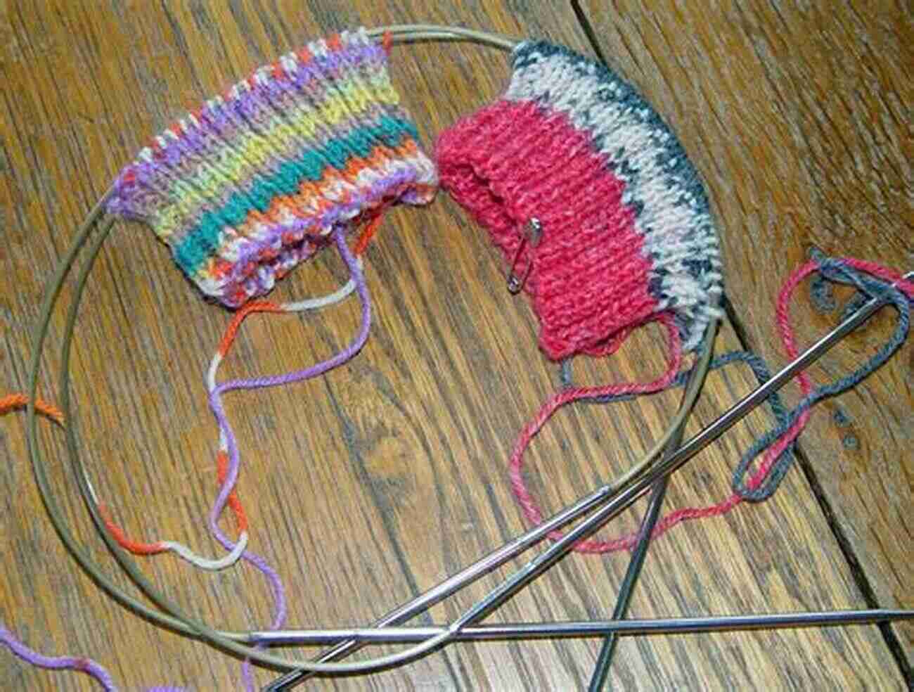 Two Circular Needles Technique For Knitting Socks How To Knit Socks: Three Methods Made Easy