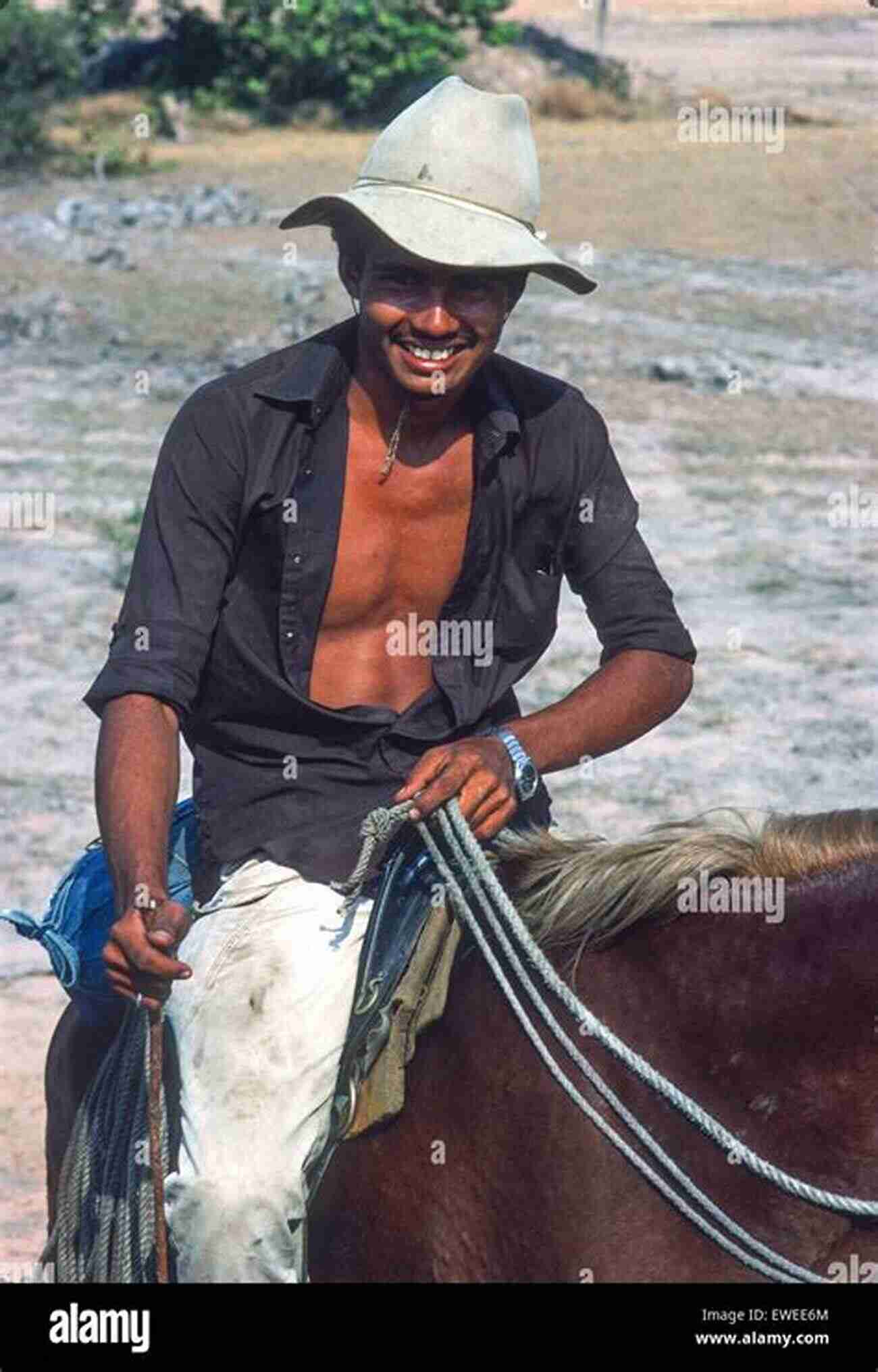 Venezuelan Cowboy On Horseback Overlooking The Vast Plains Travels And Adventures In South And Central America First Series: Life In The Llanos Of Venezuela