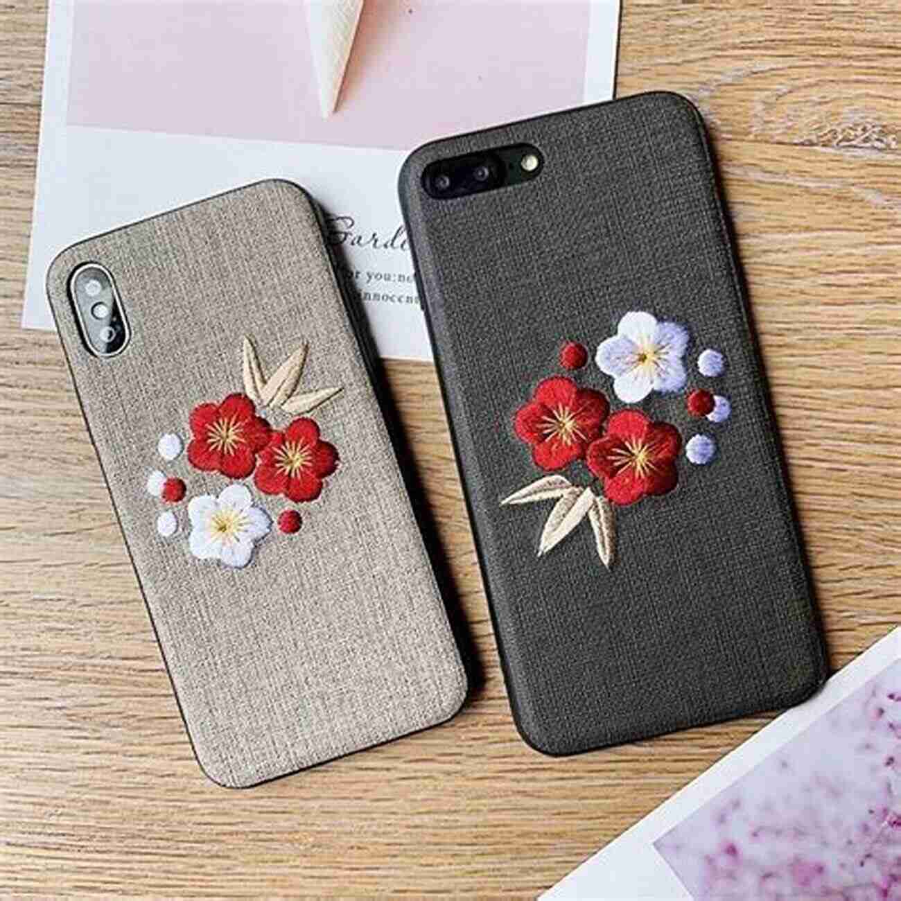 Vibrant Embroidered Phone Cases Stitched Gifts: 25 Sweet And Simple Embroidery Projects For Every Occasion