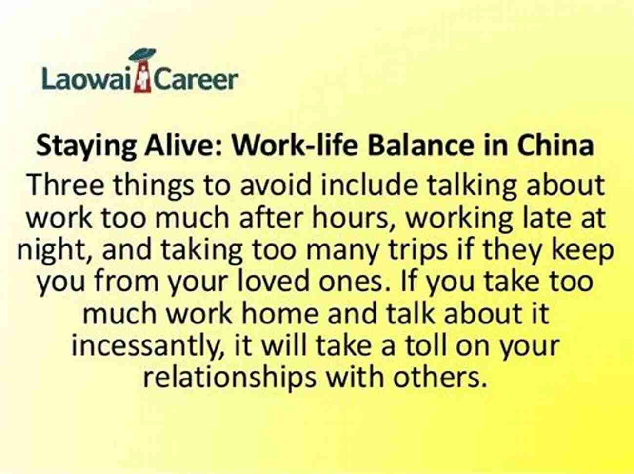 Work Life Balance In China Striking A Harmonious Blend Teaching In China: A Snapshot Of Working In The Middle Kingdom