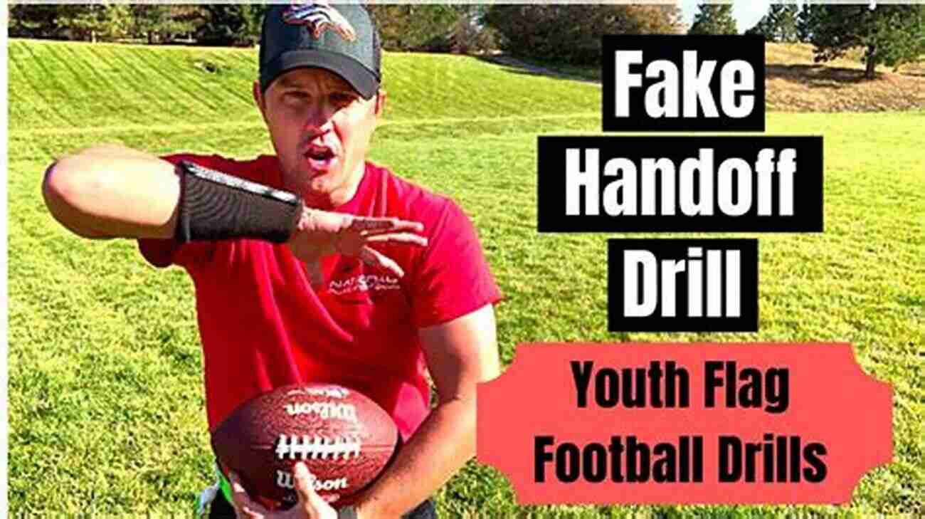 Youth Football Player Faking A Handoff Before Passing Diamond Formation Playbook: Coaching A Youth Football Team