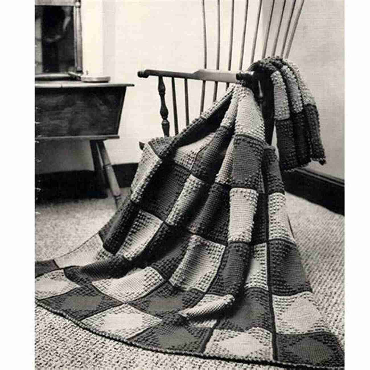 Crocheted Cape Cod Afghan Draped Over A Cozy Armchair Crochet Cape Cod Afghan Crochet Afghan Pattern Download Cape Cod Afghan Crochet Pattern For