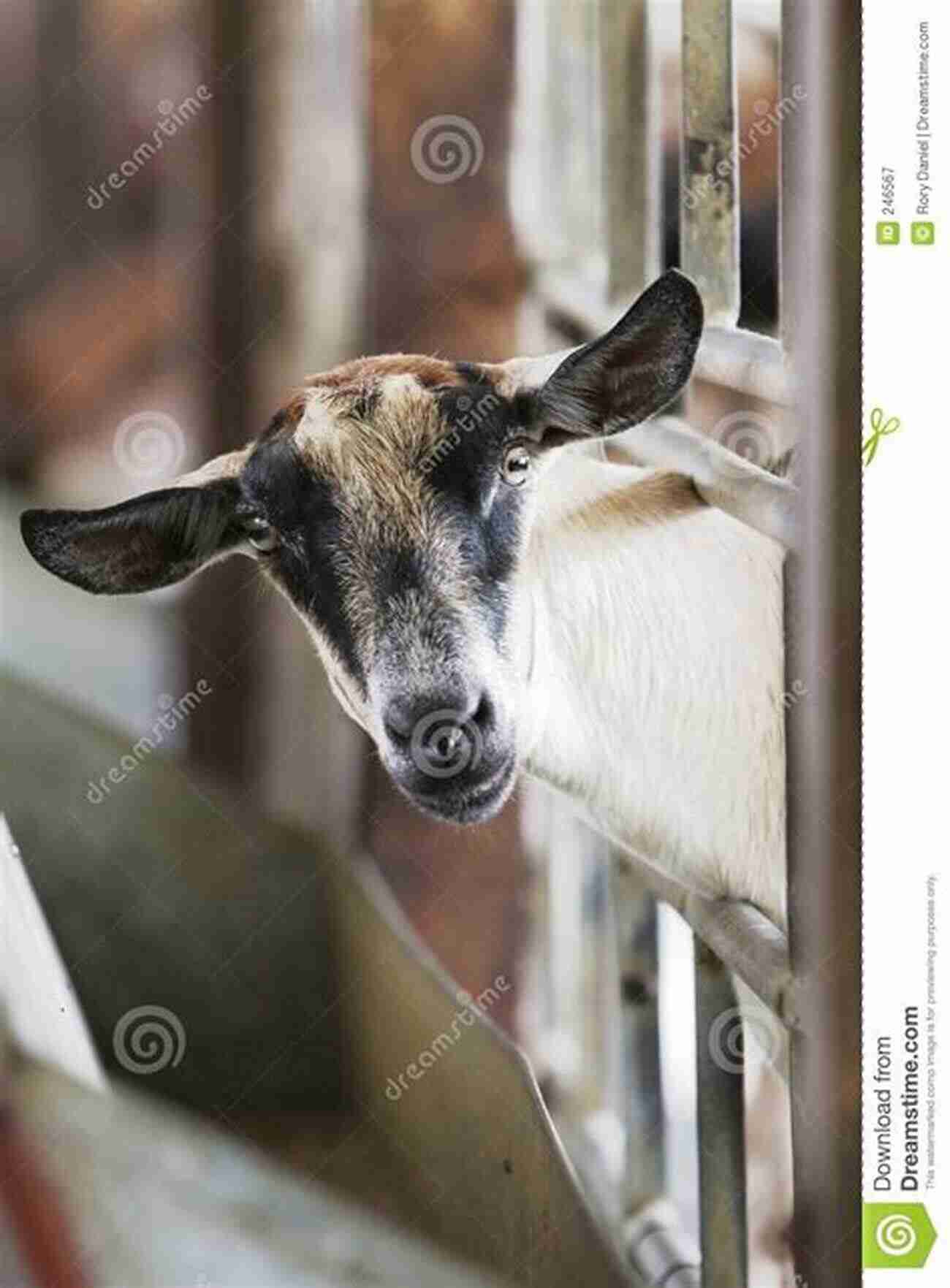 Curious Goat Standing On Top Of A Wooden Fence Farm Animals: The Farmer S Favorite