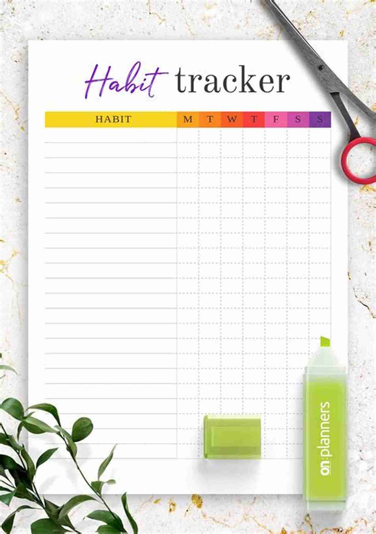 Habit Tracker Section Of The Wonderful Journal I AM Great : A Wonderful Journal For An Awesome Life