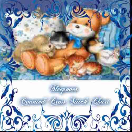 Sweet Dreams Collection The Sleepover Counted Cross Stitch Chart